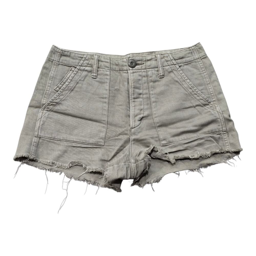 American Eagle Olive Green High Rise Utility Shorts